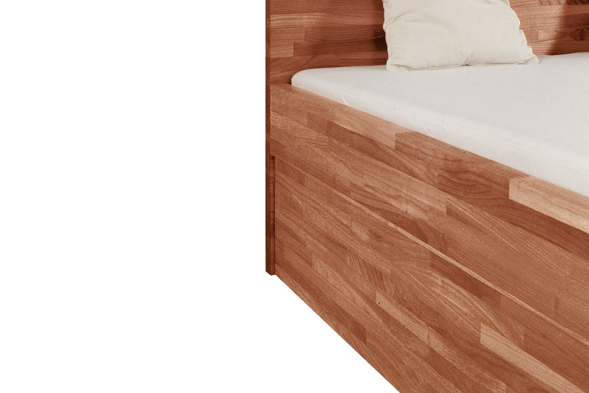 Schubladenbett Seattle Stabverleimt-Massivholz Rahmenhöhe 45cm