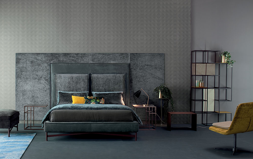 Bett 'SP 2802 Alto' von Twils, Stoffkategorie B