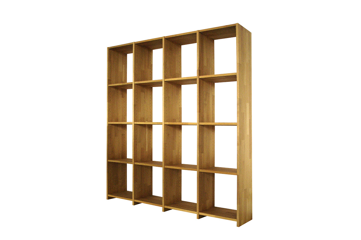 Massivholzregal ED 5x5