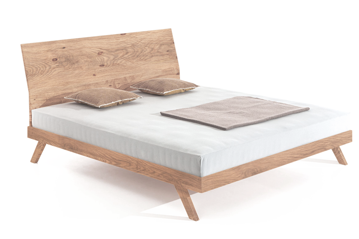 Dormiente Massivholzbett Laria